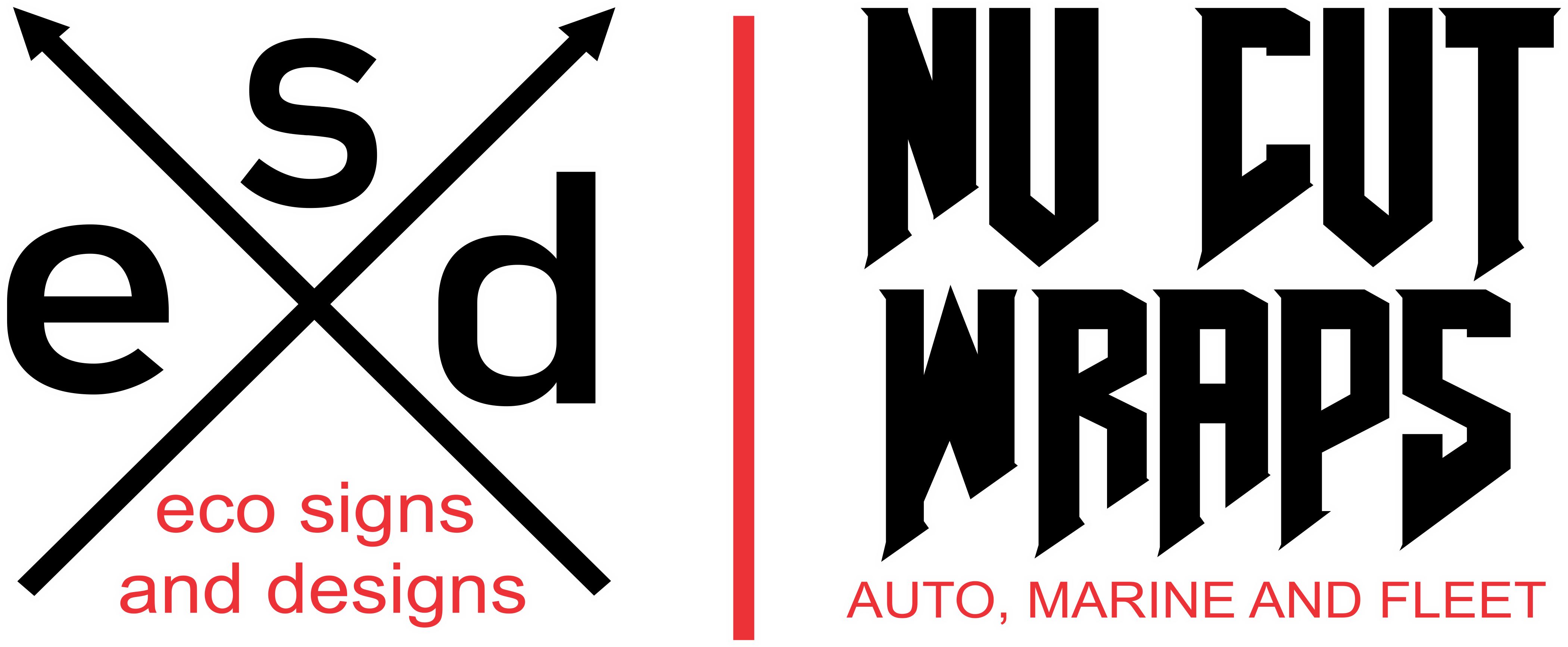 eco signs and nucut logo